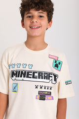 Minecraft T-shirt - Beige