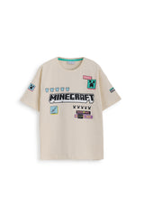 Minecraft T-shirt - Beige