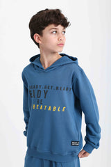 Cozy Spring Cotton Indigo Tracksuit