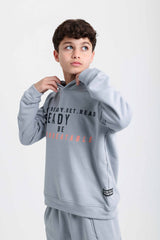 Cozy Spring Cotton Gray Tracksuit