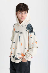 Paint Brush Cotton Sweetshirt