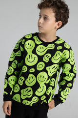 Green Smiley Faces PJ