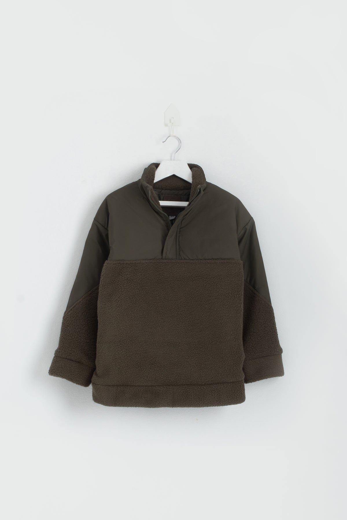 High Pile Dark Green Sweetshirt