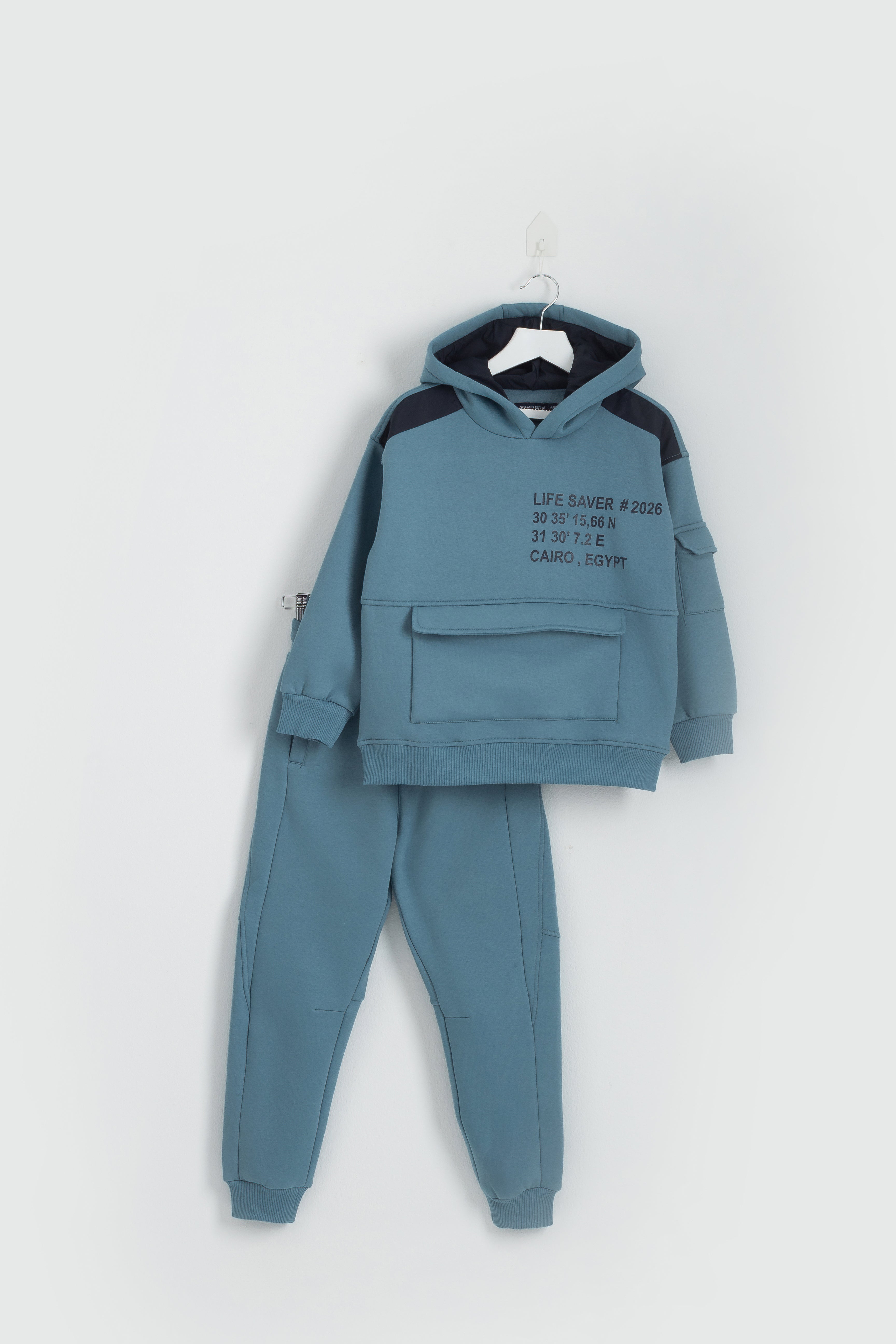 Sleeve Pocket Petrol Blue PJ