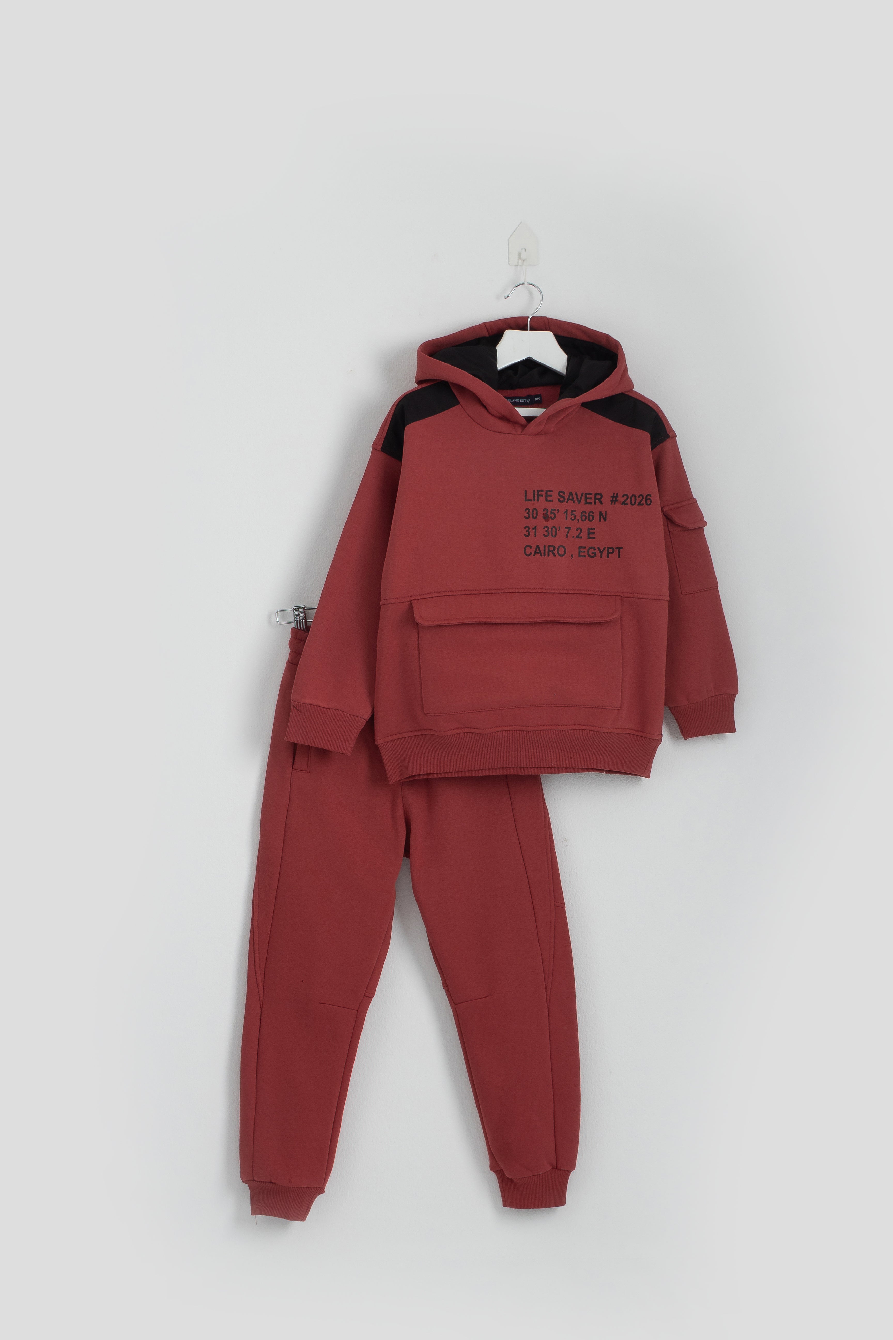 Sleeve Pocket Dark Red PJ