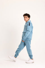 Sleeve Pocket Petrol Blue PJ