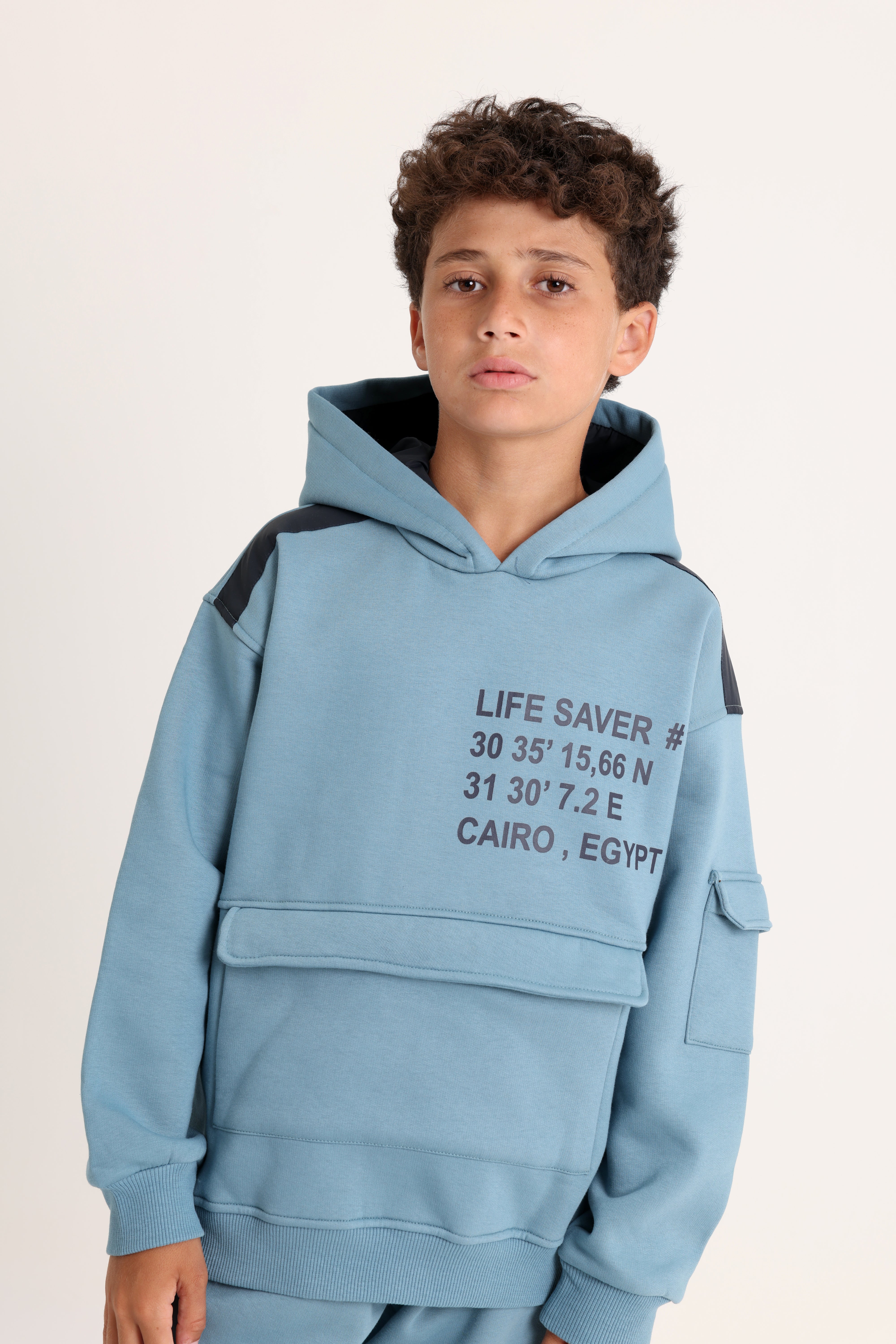 Sleeve Pocket Petrol Blue PJ