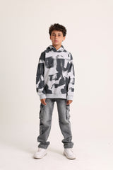 Printed Tye Dye Sweetshirt