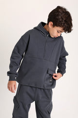 Plain Dark Blue Pocket PJ