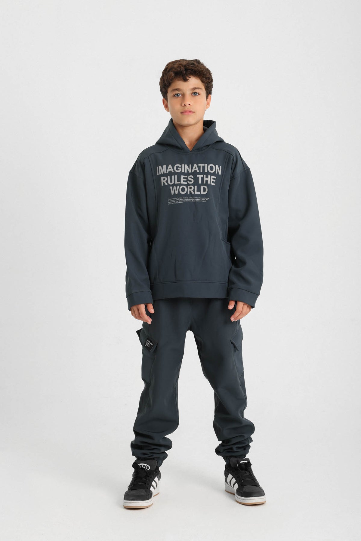Utility Pocket Hoodie PJ - Irony