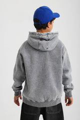 Vintage Wash Hoodie - Gray