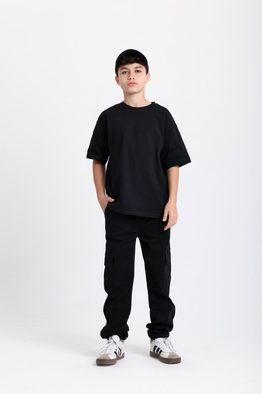 Classic Black Gabardine Pants