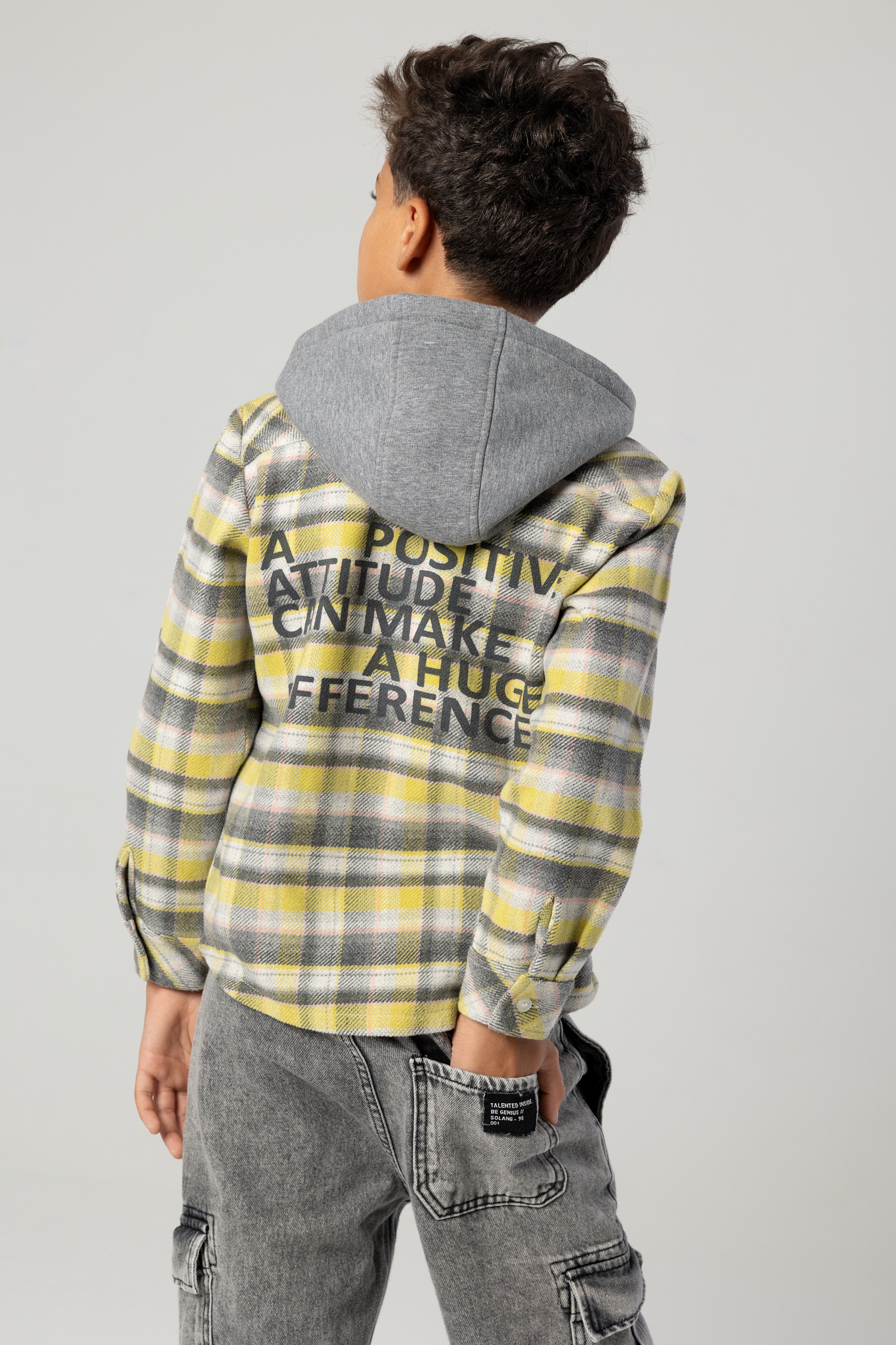 Positive Attitude' Winter Casual Shirt