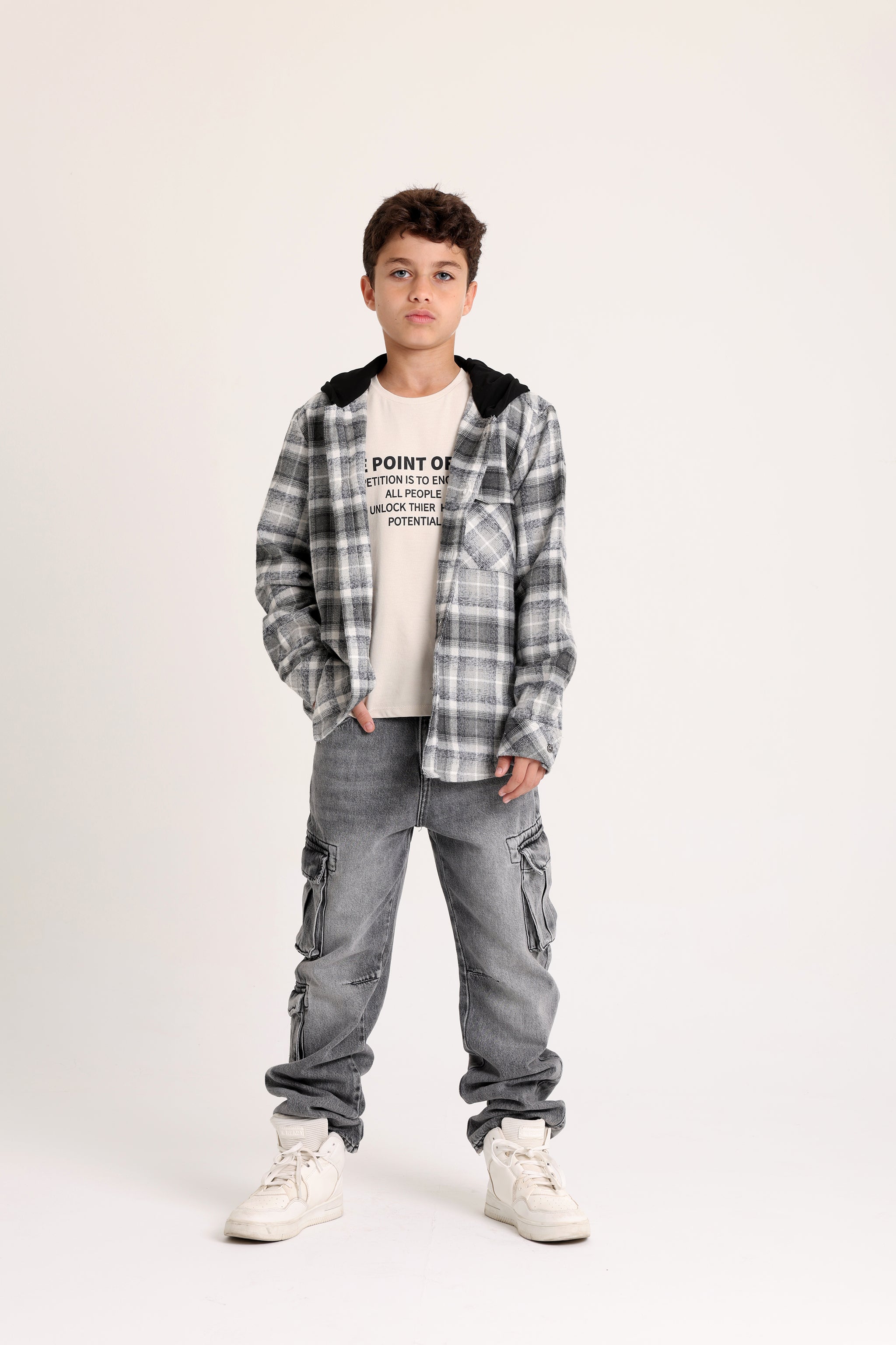 Skate Jam Winter Gray Shirt