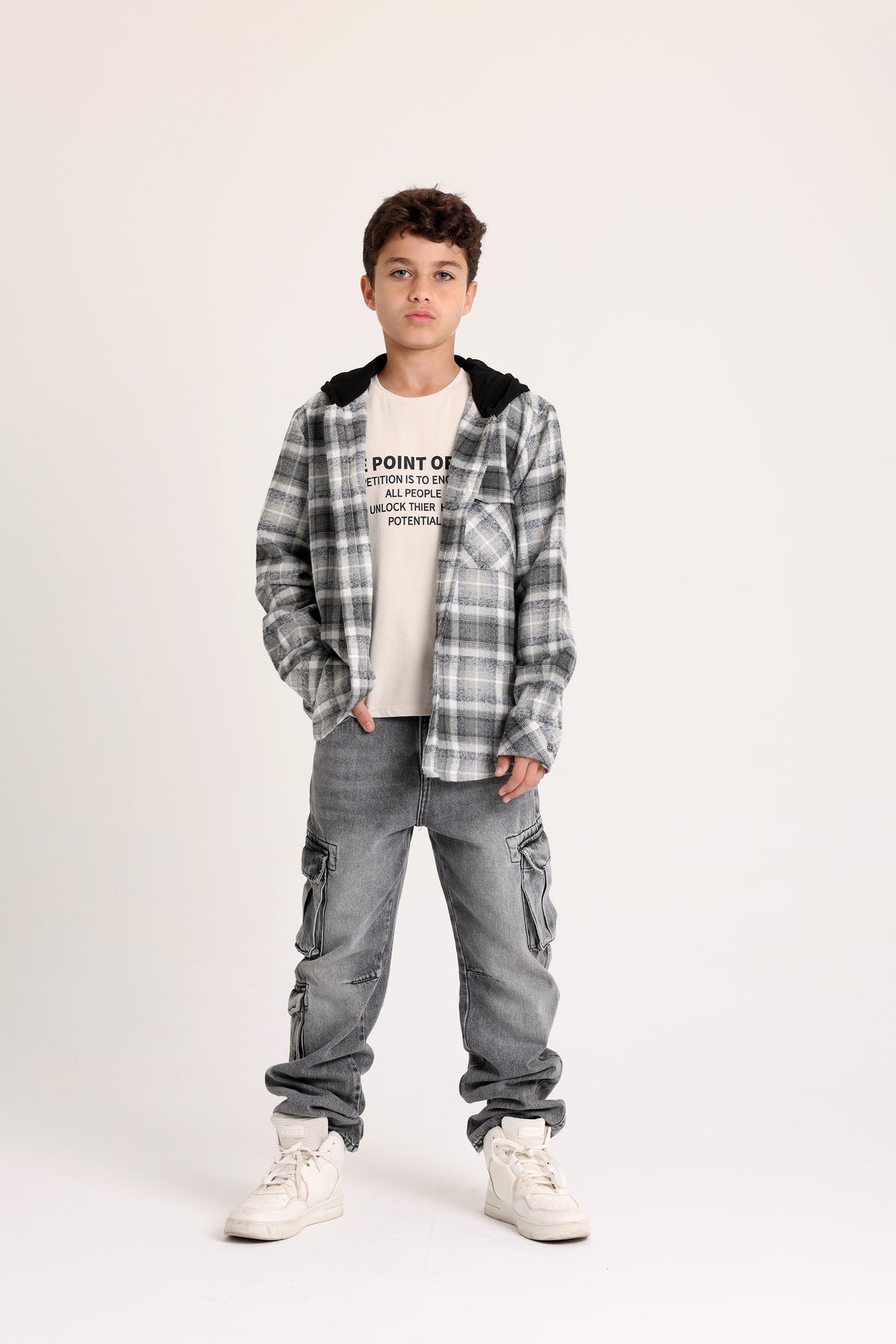 Skate Jam Winter Gray Shirt