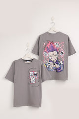 Anime Teen T-shirt - Gray