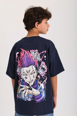 Anime Teen T-shirt - Dark Blue