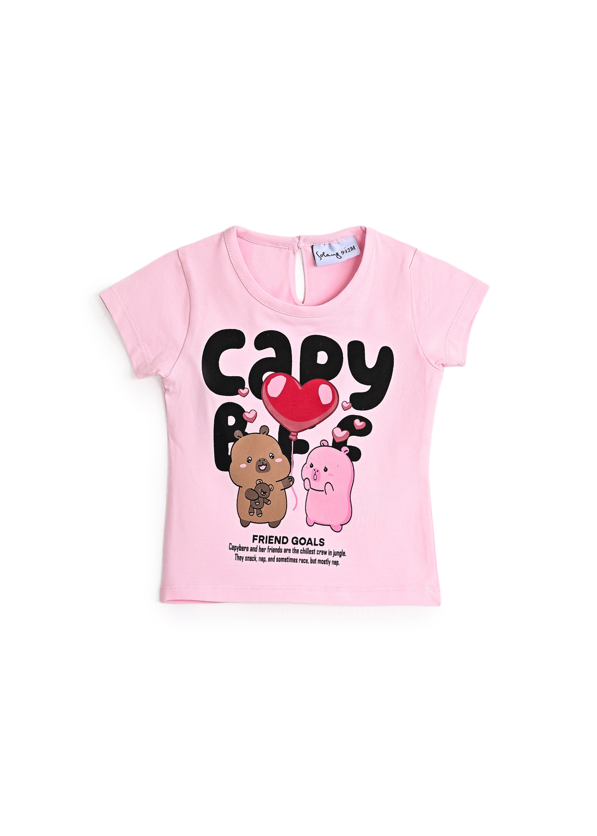CAPY BFF Baby T-shirt - Pink