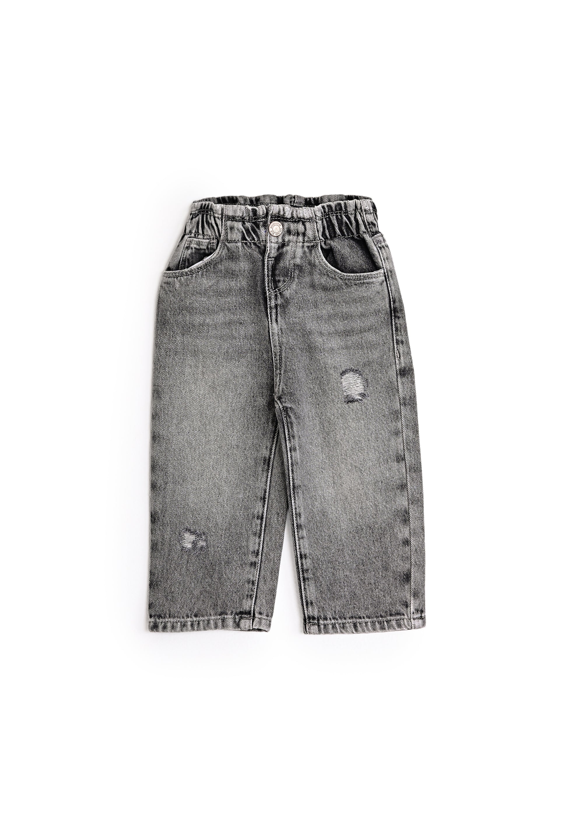 Feelin Love Baby Girl Gray Denim