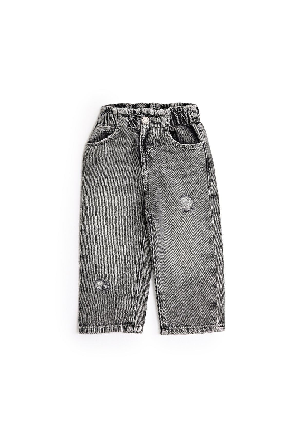 Feelin Love Baby Girl Gray Denim