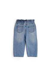 Bow Relaxed Baby Girl Light Denim