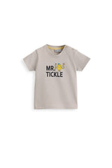 Mr. Tickle Baby T-shirt - Gray