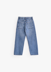 Straight-Leg Jeans -Light Blue