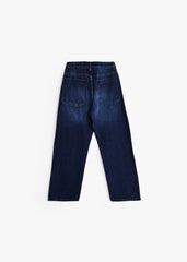 Straight-Leg Jeans - Dark Blue