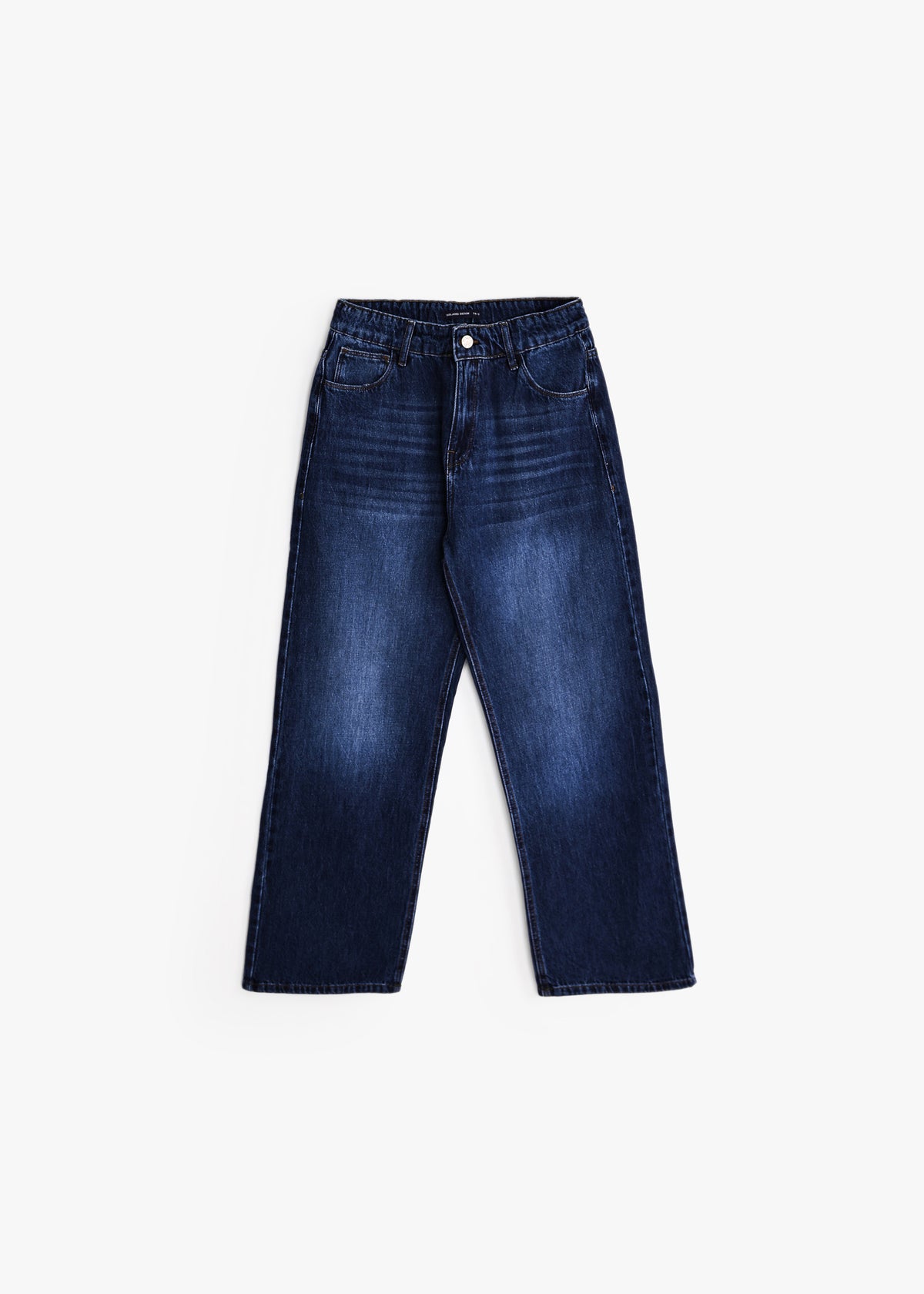 Straight-Leg Jeans - Dark Blue