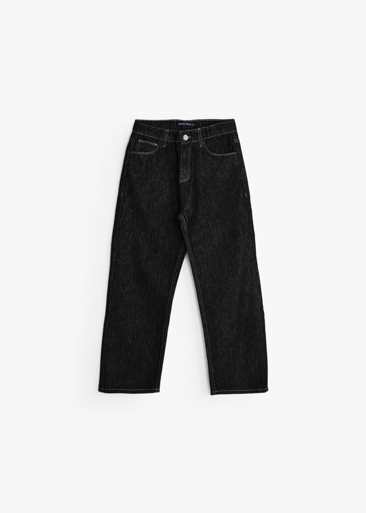 Straight-Leg Jeans - Rinse Black