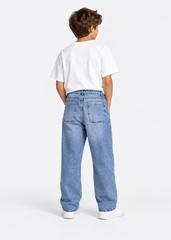 Straight-Leg Jeans -Light Blue
