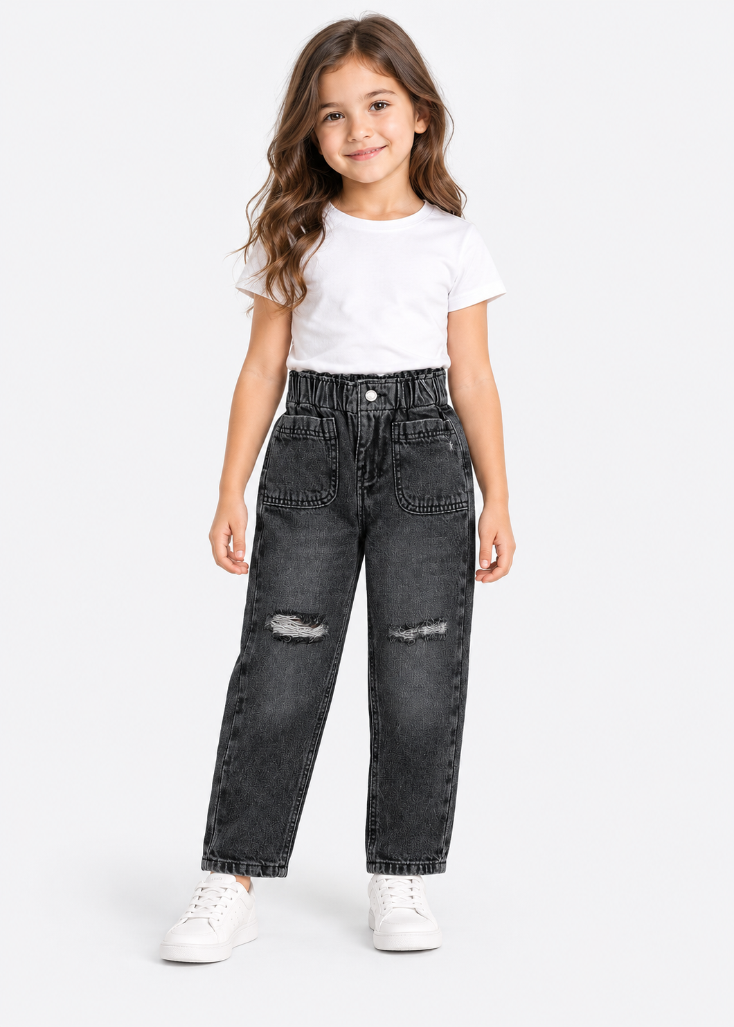 Relaxed High Waist Light Denim
