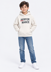 Performance Beige Hoodie