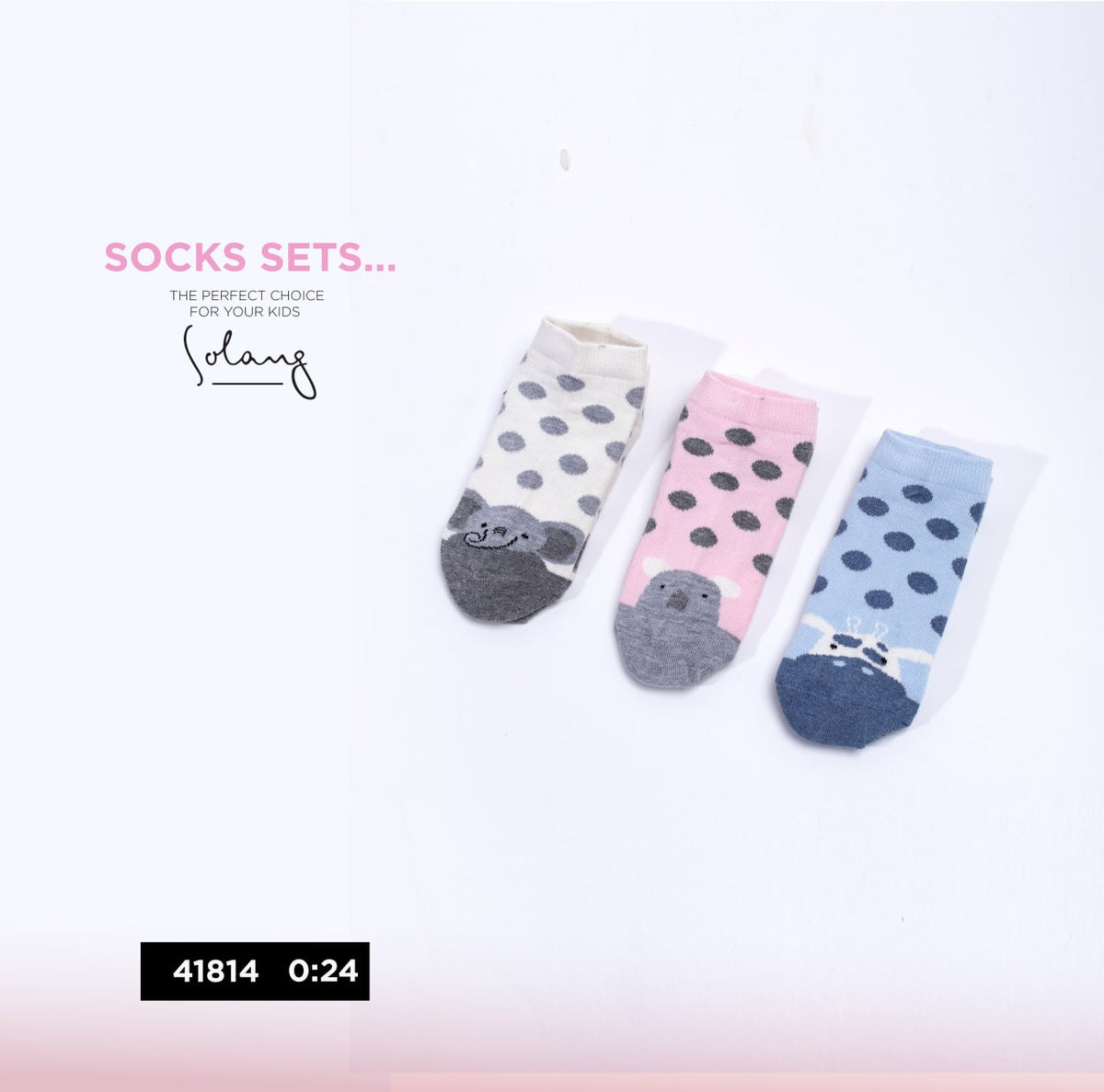 Infant Multi Colors Socks / Pack of Three