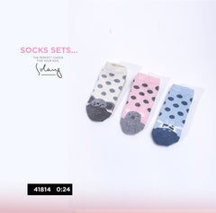 Infant Multi Colors Socks / Pack of Three