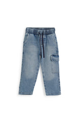 Infant Sided Pocket Light Denim