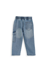 Infant Sided Pocket Light Denim