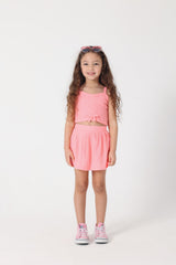 Plain Cute Skirt Set