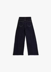 Front-Seam Wide-Leg - Rinse Blue
