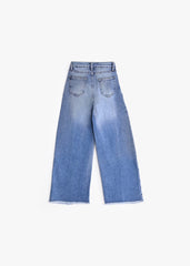 Front-Seam Wide-Leg - Jeans