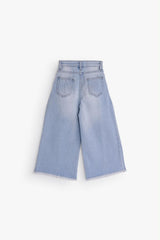 Front-Seam Wide-Leg - Icy Blue