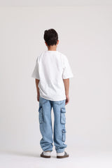Cargo Pockets Light Jeans