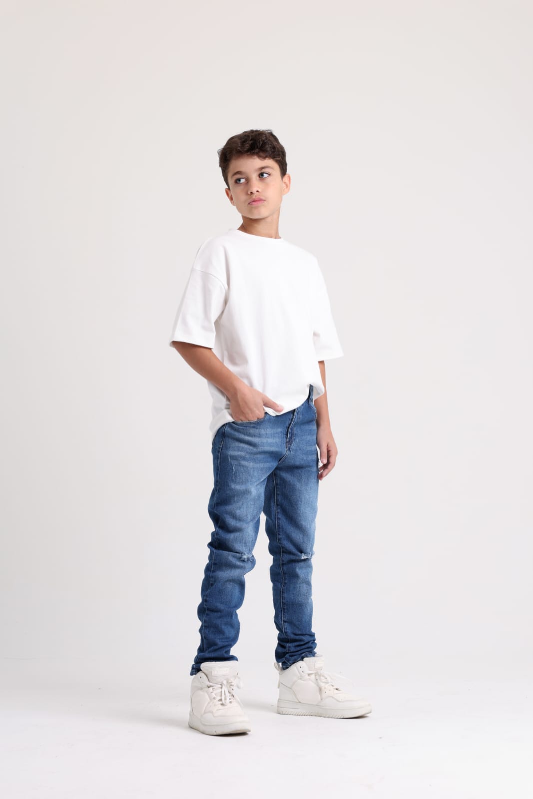 Ripped Knee Boys Jeans