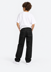 Straight-Leg Jeans - Rinse Black