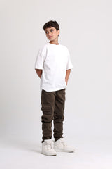Cargo Gabardine Olive Green Pants