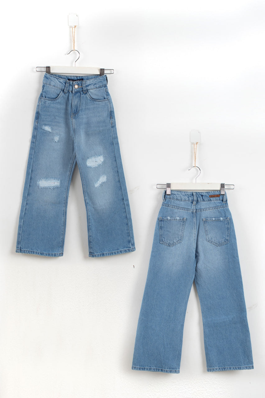 Cutted Light Jeans