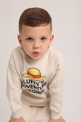 LUFFY Anime Beige PJ