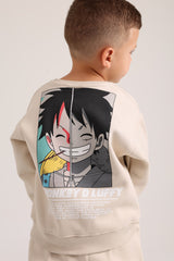 LUFFY Anime Beige PJ