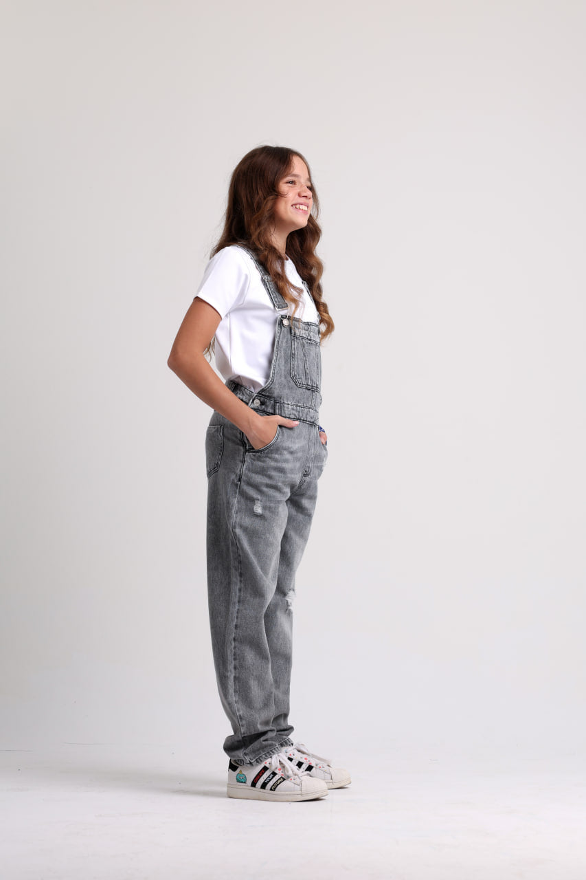 Denim Girls Salopette