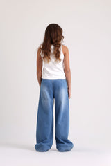 Wide Leg Ripped Jeans